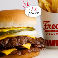 Freddy's Frozen Custard Steakburgers food