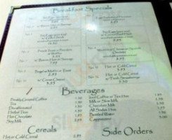 Renaissance Diner menu