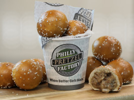 Philly Pretzel Factory food