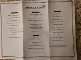Sheri's Place In Spr menu