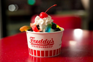 Freddy's Frozen Custard Steakburgers food