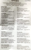 Blue Ridge Pizza Company menu