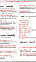 La Casa De Isaac Moishe menu