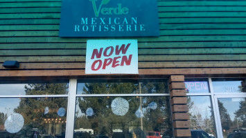 Verde Mexican Rotisserie outside