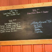 The Shed menu