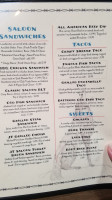 Joshua Tree Saloon menu