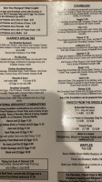 Clarkie's Diner menu