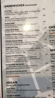 Iron Horse Grill menu