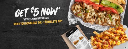 Charleys Cheesesteaks food