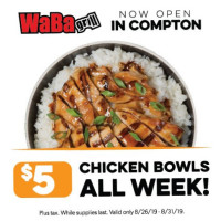 Waba Grill food