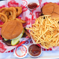 Freddy's Frozen Custard Steakburgers food