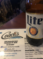 Coach's Bottleshop Grille food