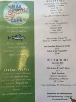 Ma's Loma Cafe menu