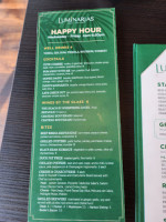 Luminarias menu