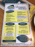 Gaffer's menu