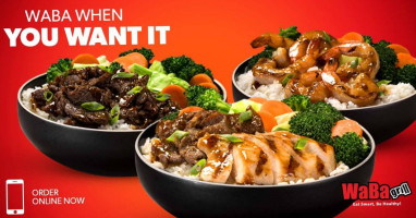 Waba Grill food