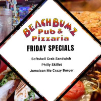 Beach Bumz Pub Pizzaria food