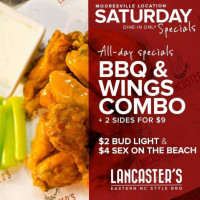 Lancaster's Bbq Wings menu