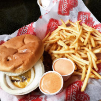 Freddy's Frozen Custard Steakburgers food