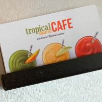 Tropical Smoothie Cafe menu