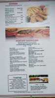 J J's Pizza Shack menu