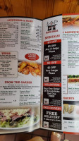 J J's Pizza Shack menu