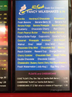 Cook Out menu