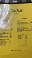 Dixie Catfish menu