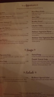 Shalimar India menu