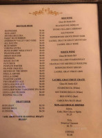 Fiddles Pub menu