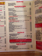 Hendrix Barbecue menu