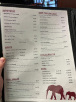 Orient Cuisine menu