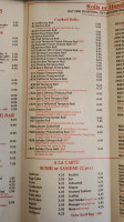 Sakura Asian Cuisine Sushi menu