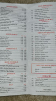 China Taste menu