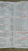 China Taste menu