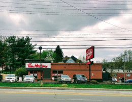 Tim Hortons In Wheel outside