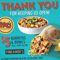 Moe's Southwest Grill food