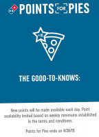 Domino's Pizza food