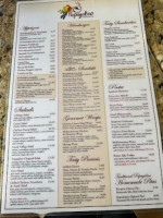 Papagalino Cafe menu