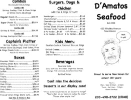 D'amato's Seafood Ii outside