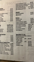 Tutti's menu