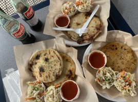 Authentic Salvadorian Pupusas food