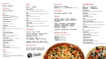 Salute! Pizzeria menu