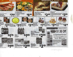 Cash Saver Pantry menu