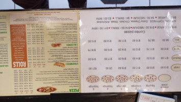 Rosita's Pizza menu