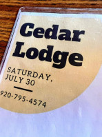 Cedar Lodge Supper Club food