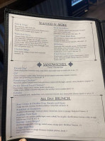 The Rivers And Rails Tavern menu