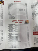 Breakfast Nook menu