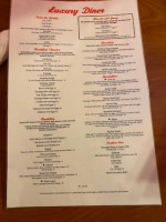 Luxury Diner menu