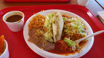 Vaqueros Carne Asada food